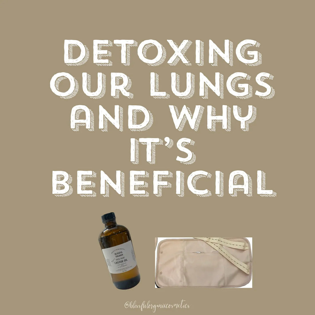 Castor Oil Compress for Lung Detox & Respiratory Wellness